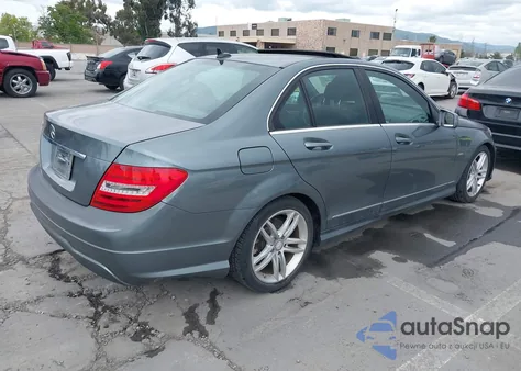 2012 Mercedes-Benz C 250 from USA, damaged, VIN WDDGF4HB5CA668018